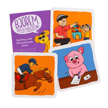 Homophones Bjorem Speech® Homophones - Same Sound Different Meaning Best Speech Language Therapy Tools