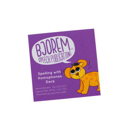 Homophones Bjorem Speech® Homophones - Same Sound Different Meaning Best Speech Language Therapy Tools