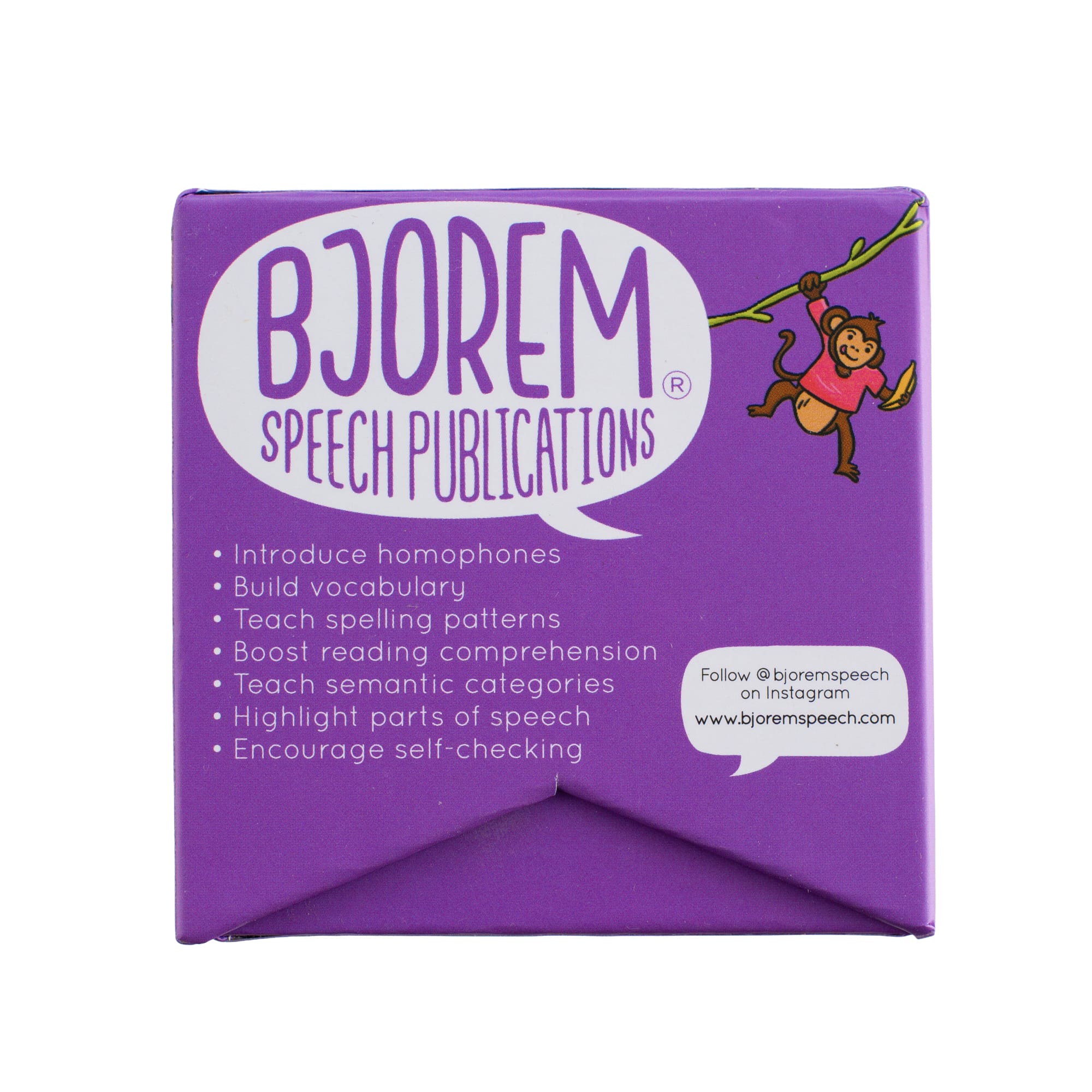 Homophones Bjorem Speech® Homophones - Same Sound Different Meaning Best Speech Language Therapy Tools