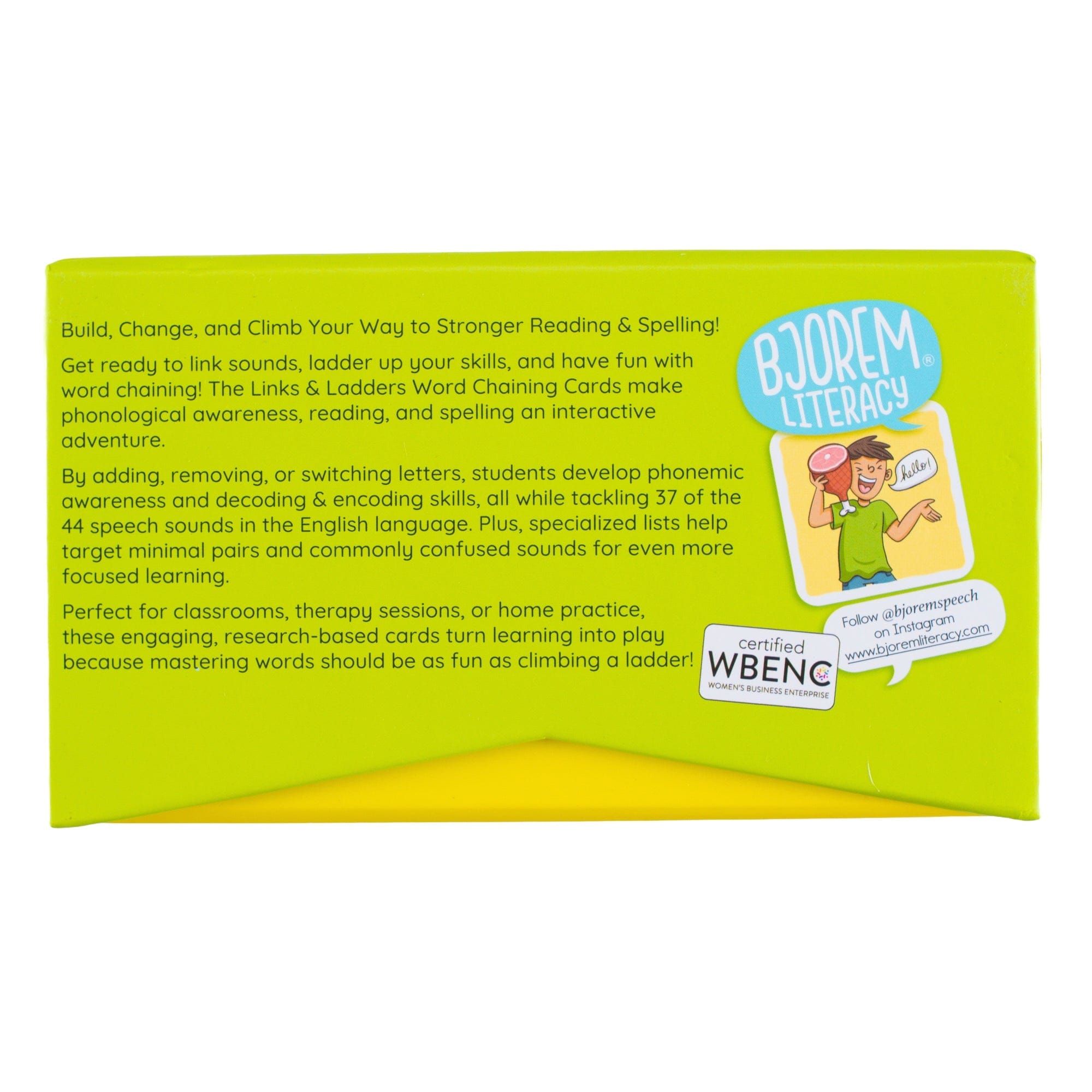 Links and Ladders: CVC Word Chains and Ladders Word Chaining: Links and Ladders for Engaging Reading Skills Best Speech Language Therapy Tools