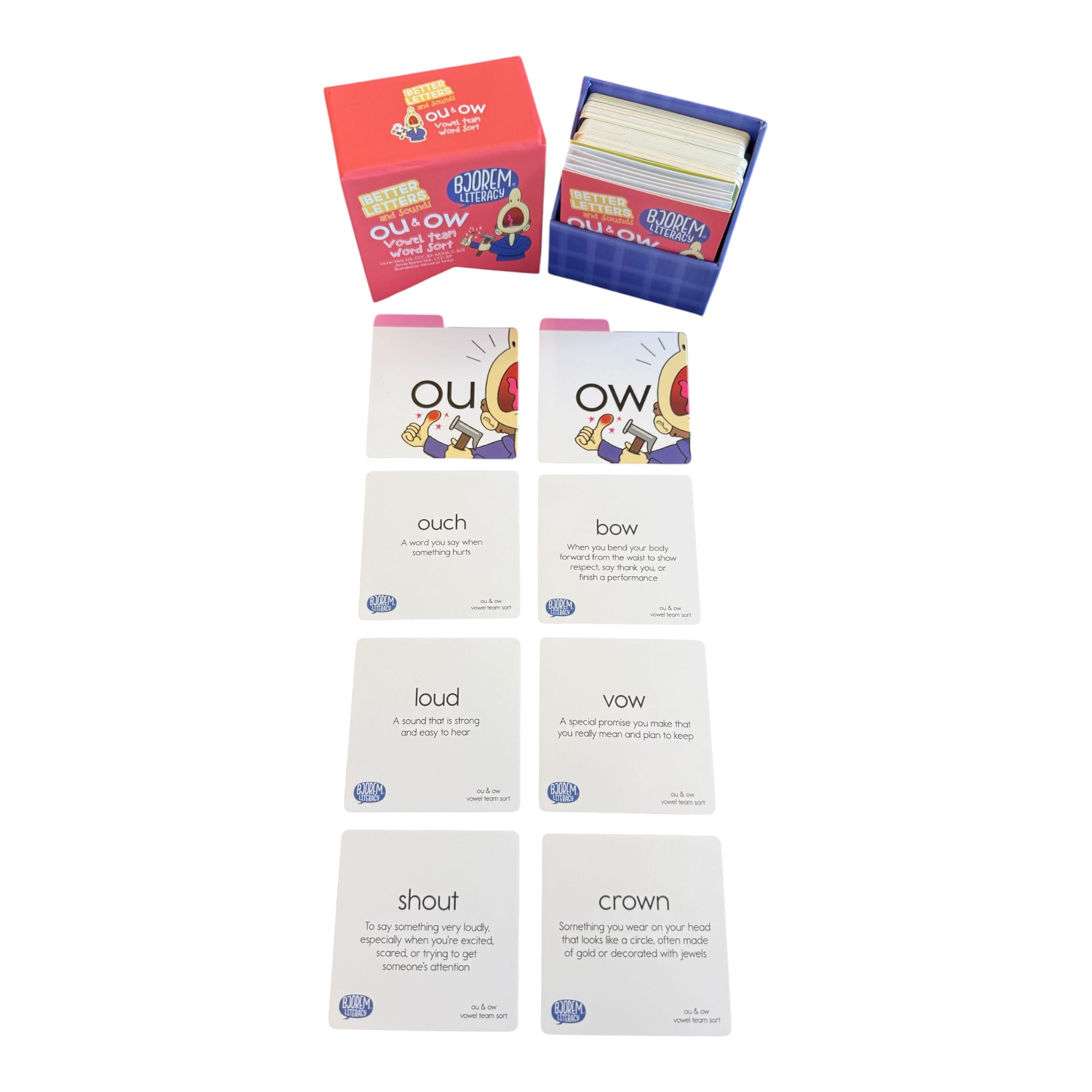 ou & ow Vowel Team Word Sort by Bjorem Literacy® ou & ow Vowel Team Word Sort by Bjorem Literacy® Best Speech Language Therapy Tools