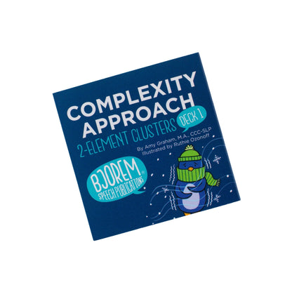 2-Element Clusters for the Complexity Approach Deck 1 Bjorem Speech 2-Element Clusters Complexity Approach Deck Amy Graham Best Speech Language Therapy Tools