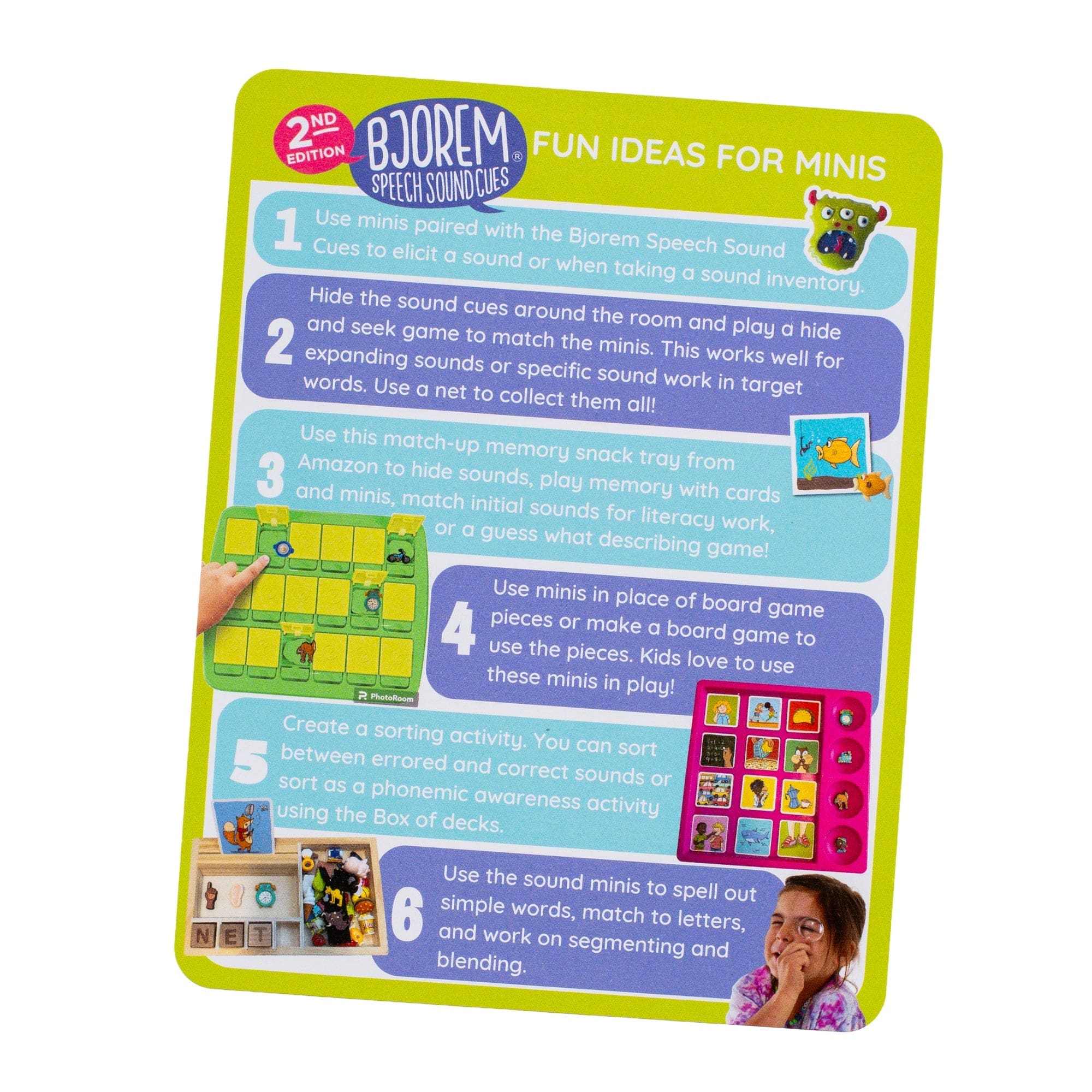 2nd Edition Bjorem Speech Sound Cue Minis by The Speech Tree Mini Bjorem Speech Sound Cue 2nd Edition by The Speech Tree Best Speech Language Therapy Tools