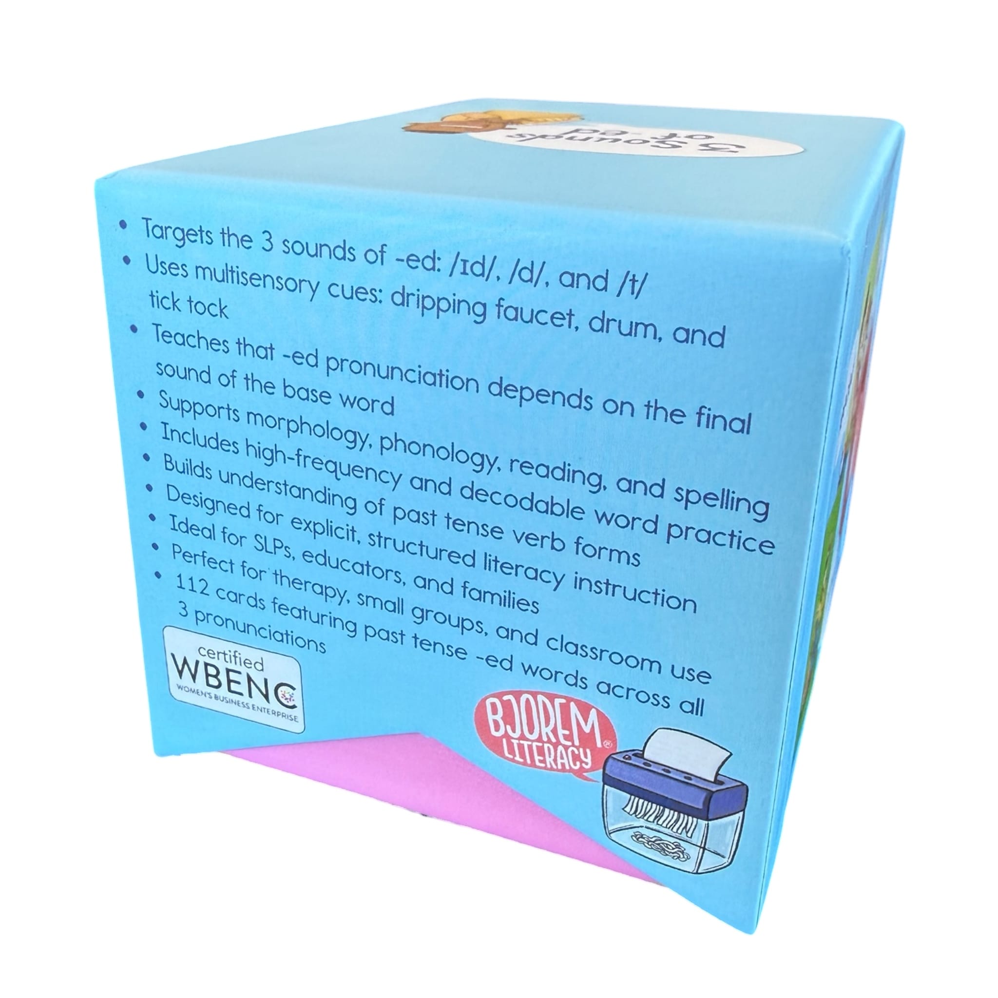 3 sounds of -ed by Bjorem Literacy® 3 sounds of -ed by Bjorem Literacy Best Speech Language Therapy Tools