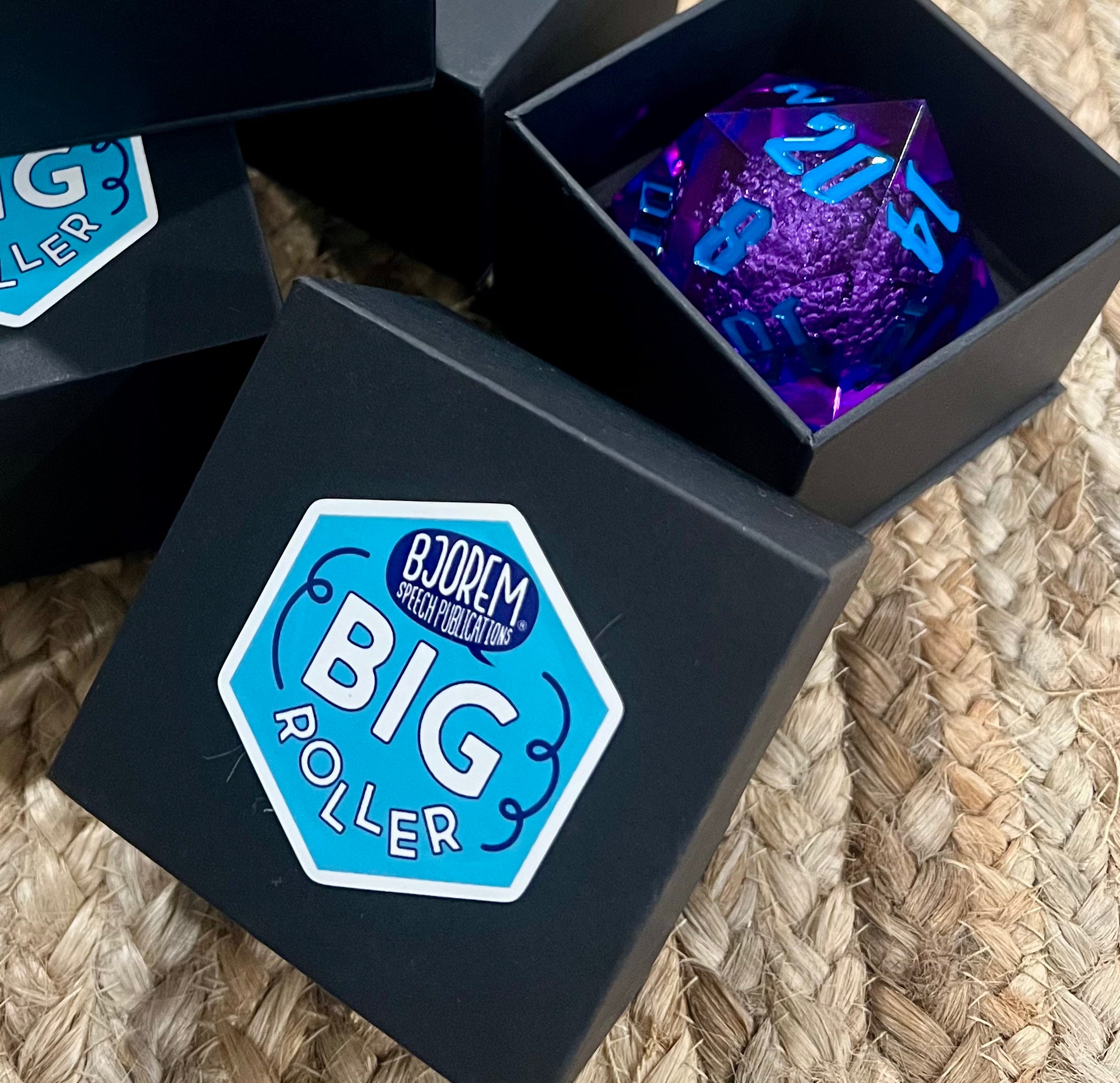 Bjorem BIG Roller 20-Sided GIGANTIC Die Bjorem Speech BIG Roller 20-Sided Die for High Repetitions Best Speech Language Therapy Tools