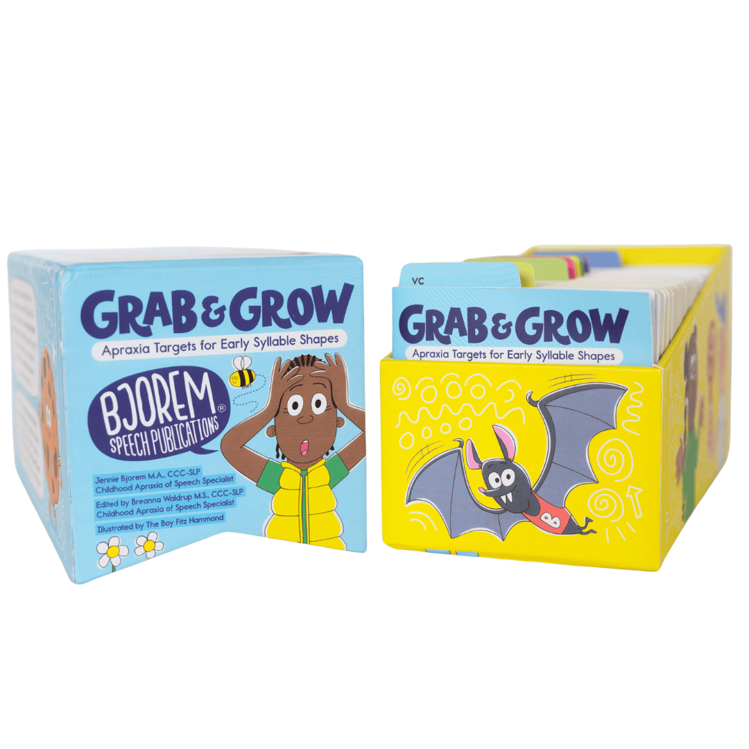 Bjorem® Grab and Grow: Childhood Apraxia Targets for Early Syllable Shapes Grab and Grow: Childhood Apraxia Targets for Early Syllable Shapes Best Speech Language Therapy Tools