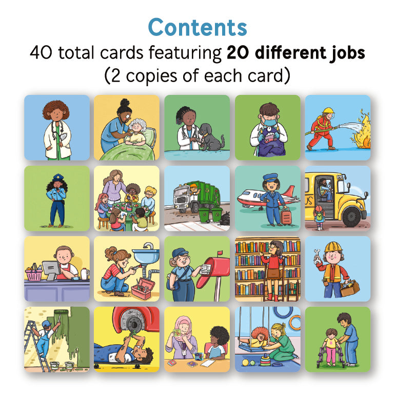 Bjorem® Stack of Community Helpers: Job Themed Picture Vocabulary Cards Bjorem® Stack of Community Helpers: Job Themed Picture Vocabulary Cards Best Speech Language Therapy Tools