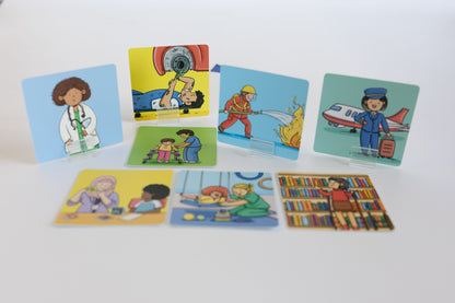 Bjorem® Stack of Community Helpers: Job Themed Picture Vocabulary Cards Bjorem® Stack of Community Helpers: Job Themed Picture Vocabulary Cards Best Speech Language Therapy Tools