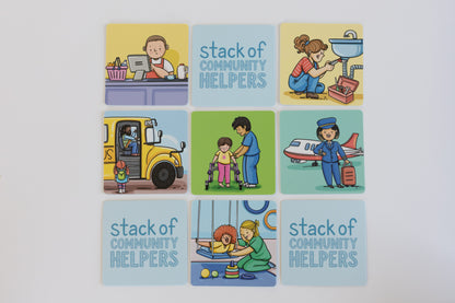 Bjorem® Stack of Community Helpers: Job Themed Picture Vocabulary Cards Bjorem® Stack of Community Helpers: Job Themed Picture Vocabulary Cards Best Speech Language Therapy Tools