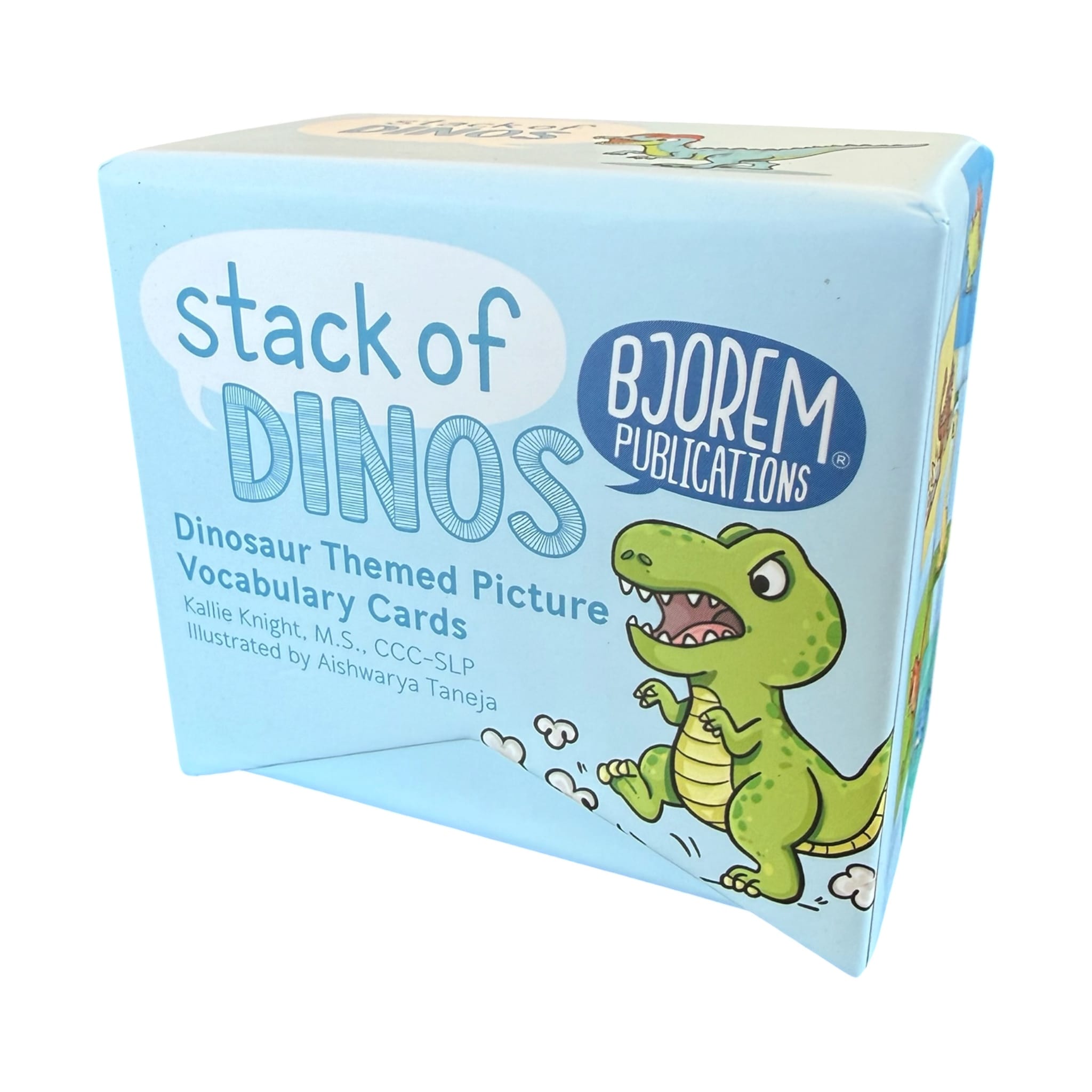 Bjorem® Stack of Dinos: Dinosaur Themed Picture Vocabulary Cards Bjorem® Stack of Dinos: Dinosaur Themed Picture Vocabulary Cards Best Speech Language Therapy Tools