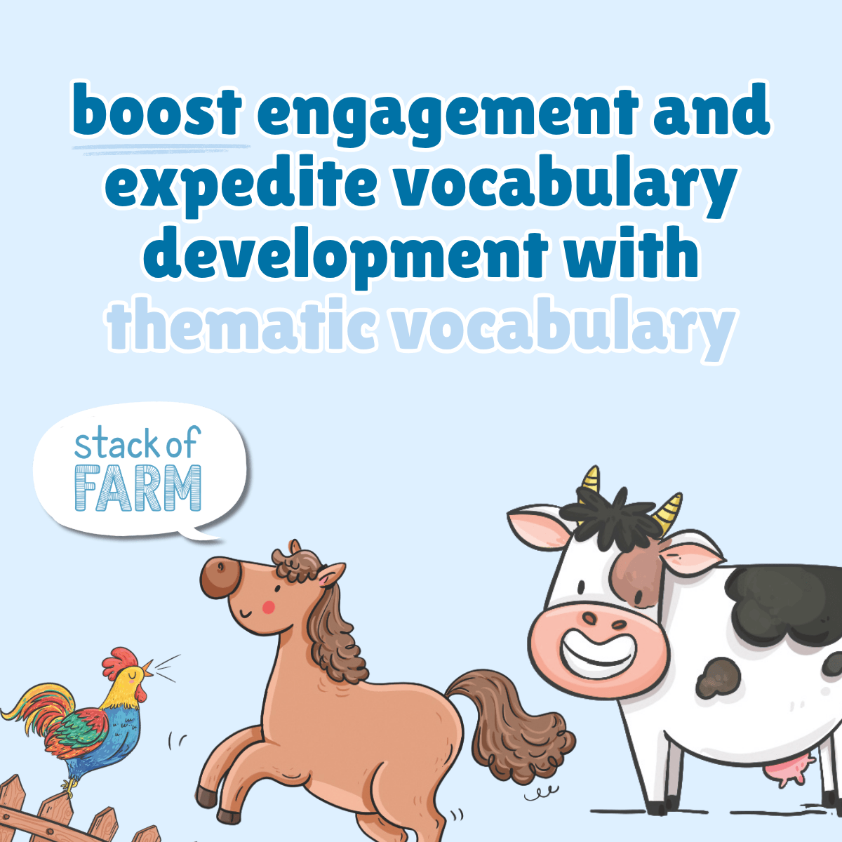Bjorem® Stack of Farm: Farm Themed Picture Vocabulary Cards Bjorem® Stack of Farm: Farm Themed Picture Vocabulary Cards Best Speech Language Therapy Tools