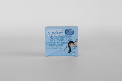 Bjorem® Stack of Sports: Sports Themed Picture Vocabulary Cards Bjorem® Stack of Sports: Sports Themed Picture Vocabulary Cards Best Speech Language Therapy Tools