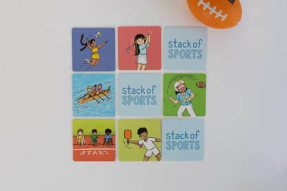 Bjorem® Stack of Sports: Sports Themed Picture Vocabulary Cards Bjorem® Stack of Sports: Sports Themed Picture Vocabulary Cards Best Speech Language Therapy Tools