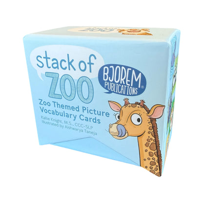 Bjorem® Stack of Zoo: Zoo Themed Picture Vocabulary Cards Bjorem® Stack of Zoo: Zoo Themed Picture Vocabulary Cards Best Speech Language Therapy Tools