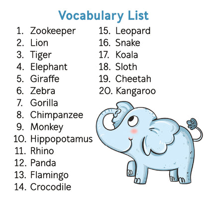Bjorem® Stack of Zoo: Zoo Themed Picture Vocabulary Cards Bjorem® Stack of Zoo: Zoo Themed Picture Vocabulary Cards Best Speech Language Therapy Tools