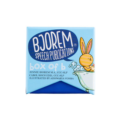 Box of B Speech Sound Cards Box of B Phoneme Speech Sound Cards for Learning Best Speech Language Therapy Tools