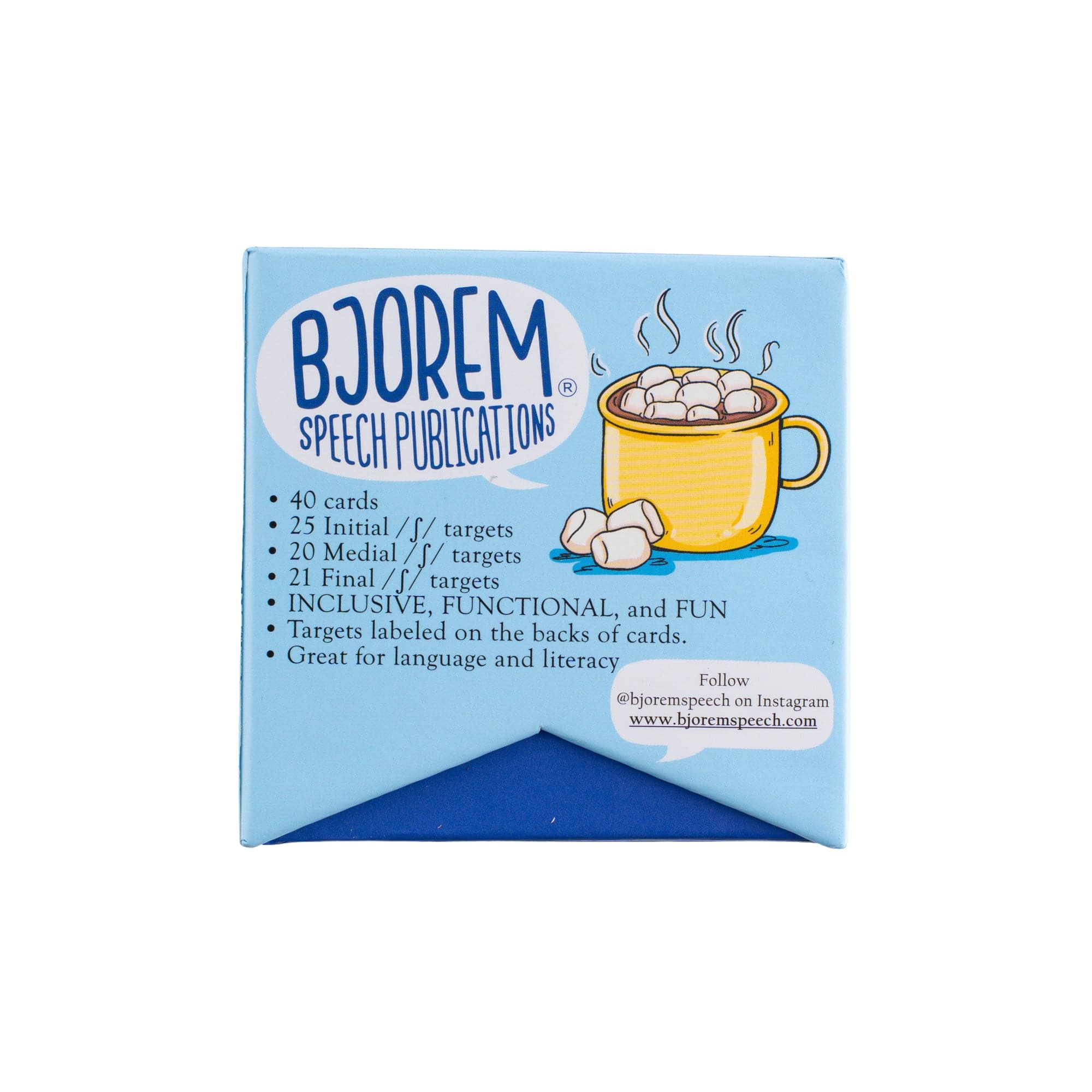 Box of CH, SH, and J Bundle Speech Sound Cards SH, CH, and J Bundle Speech Sound Cards Box Best Speech Language Therapy Tools