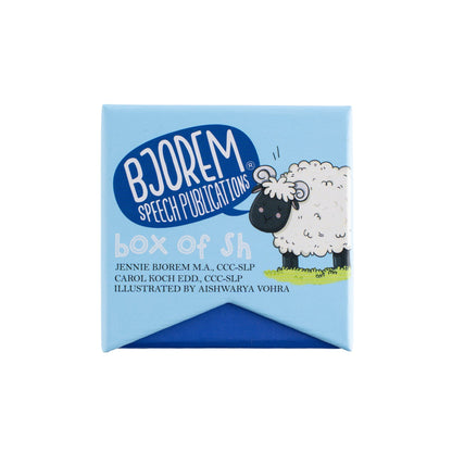 Box of CH, SH, and J Bundle Speech Sound Cards SH, CH, and J Bundle Speech Sound Cards Box Best Speech Language Therapy Tools