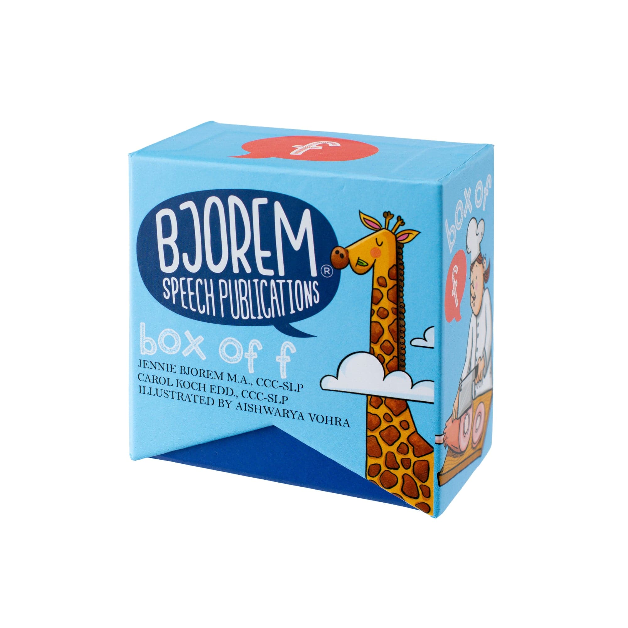 Box of F Speech Sound Cards Articulation F Words Speech Therapy | Bjorem Speech Best Speech Language Therapy Tools