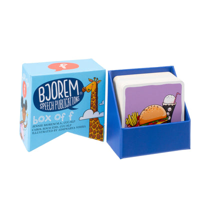 Box of F Speech Sound Cards Articulation F Words Speech Therapy | Bjorem Speech Best Speech Language Therapy Tools