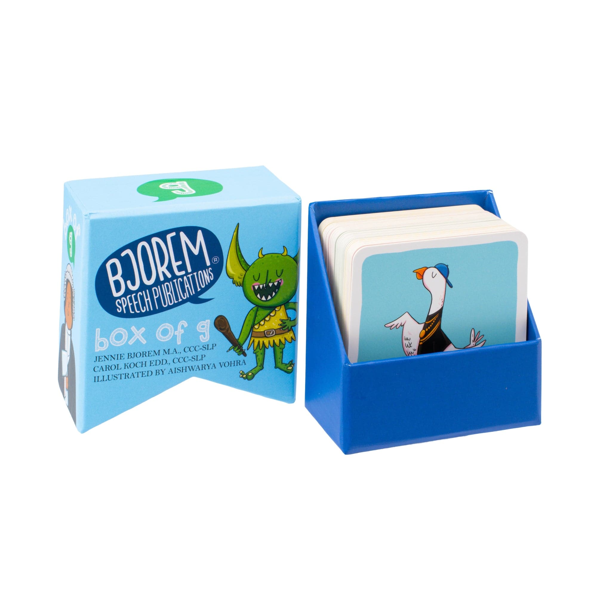 Box of G Speech Sound Cards G Sound Speech Therapy - G Sound Articulation Cards for Speech Therapy Best Speech Language Therapy Tools