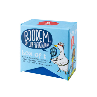 Box of K Speech Sound Cards Box of K Speech Sound Cards for Development and Targets Best Speech Language Therapy Tools
