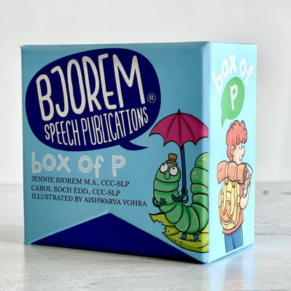 Box of P Speech Sound Cards Box of P Speech Sound Cards for Young Learners Best Speech Language Therapy Tools