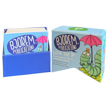 Box of P Speech Sound Cards Box of P Speech Sound Cards for Young Learners Best Speech Language Therapy Tools