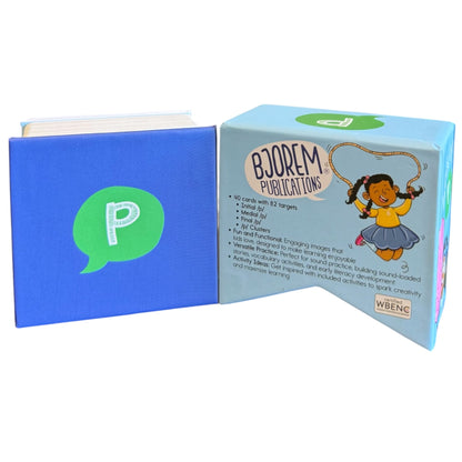 Box of P Speech Sound Cards Box of P Speech Sound Cards for Young Learners Best Speech Language Therapy Tools