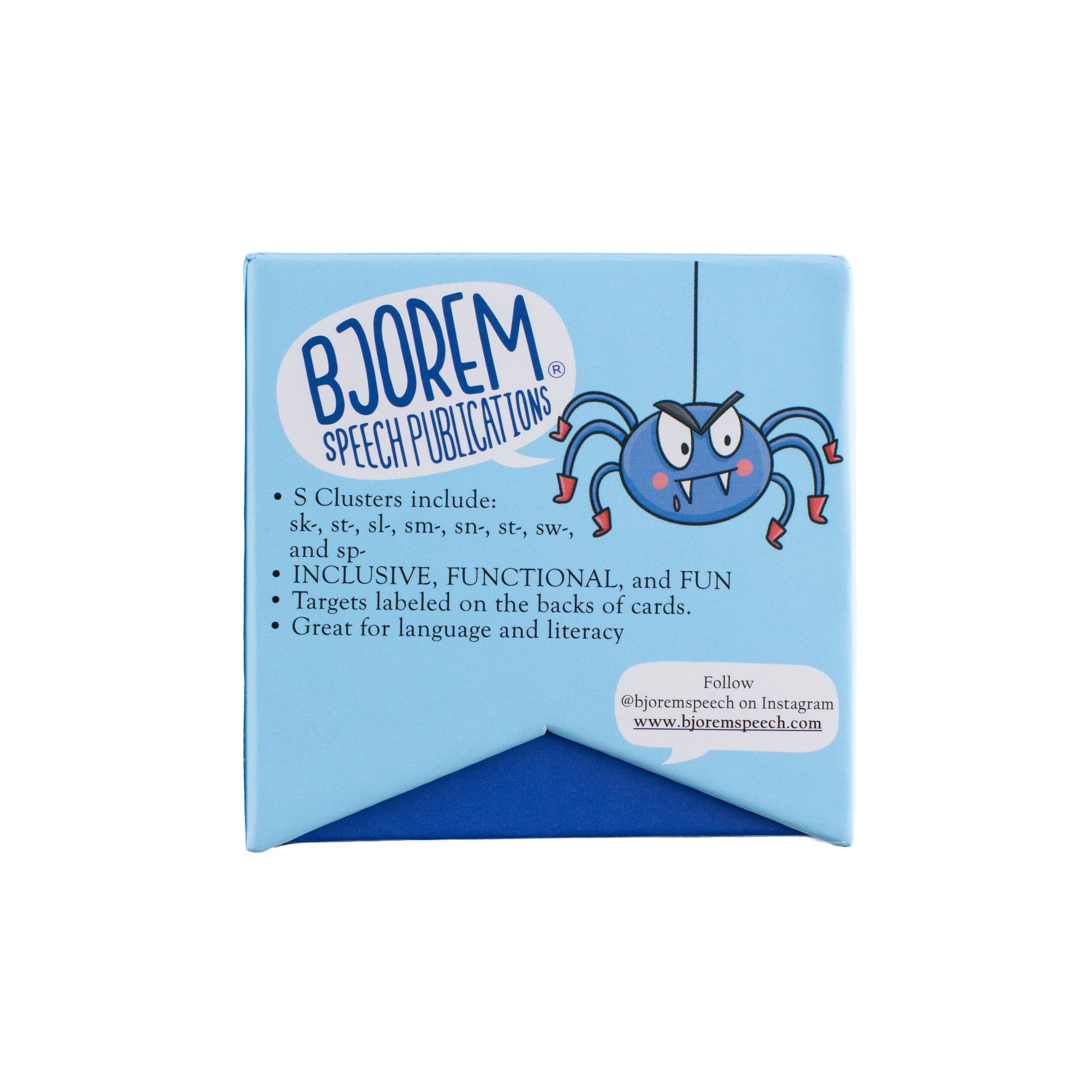 Box of S, R, L Clusters Bundle Sound Cue Cards Clusters Bundle Sound Cue Cards Box for Learning Best Speech Language Therapy Tools