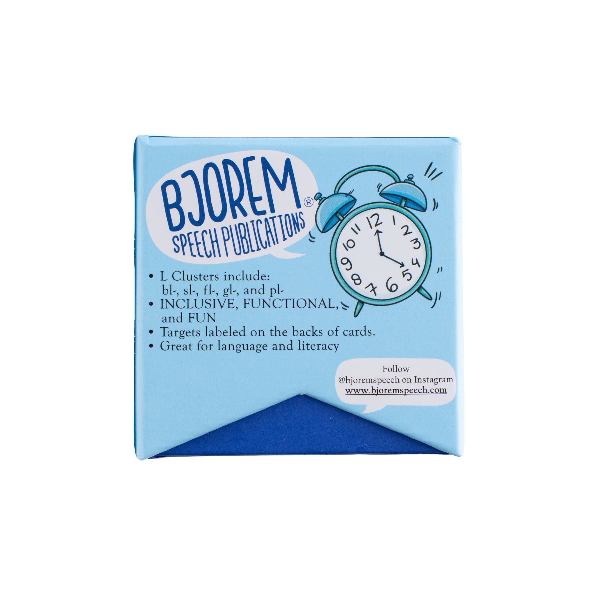 Box of S, R, L Clusters Bundle Sound Cue Cards Clusters Bundle Sound Cue Cards Box for Learning Best Speech Language Therapy Tools