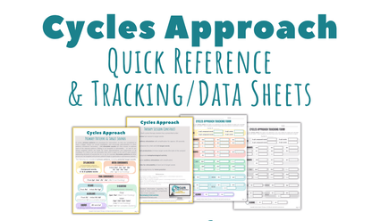 Cycles Approach Quick Reference & Tracking/Data Sheets - Download Tracking Cycles Approach Quick Reference Data Sheets Download Best Speech Language Therapy Tools