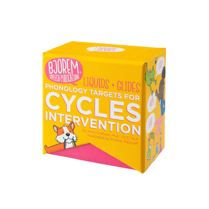 Cycles Intervention: Liquids & Glides Phonology Targets Bjorem Speech® Cycles: Liquids & Glides Amy Graham Best Speech Language Therapy Tools