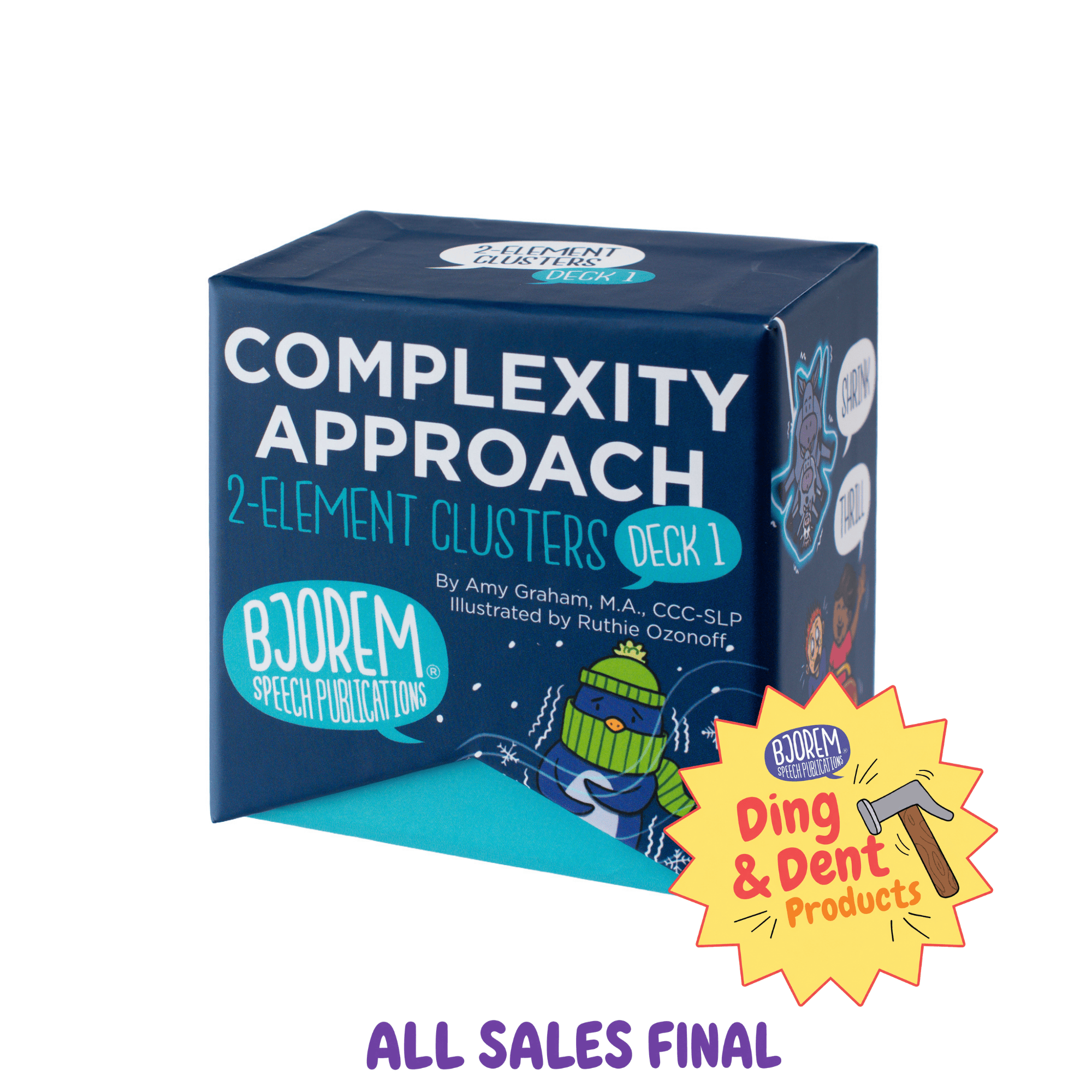 DING AND DENT: 2-Element Clusters for the Complexity Approach Deck 1 Bjorem Speech 2-Element Clusters Complexity Approach Deck Amy Graham Best Speech Language Therapy Tools