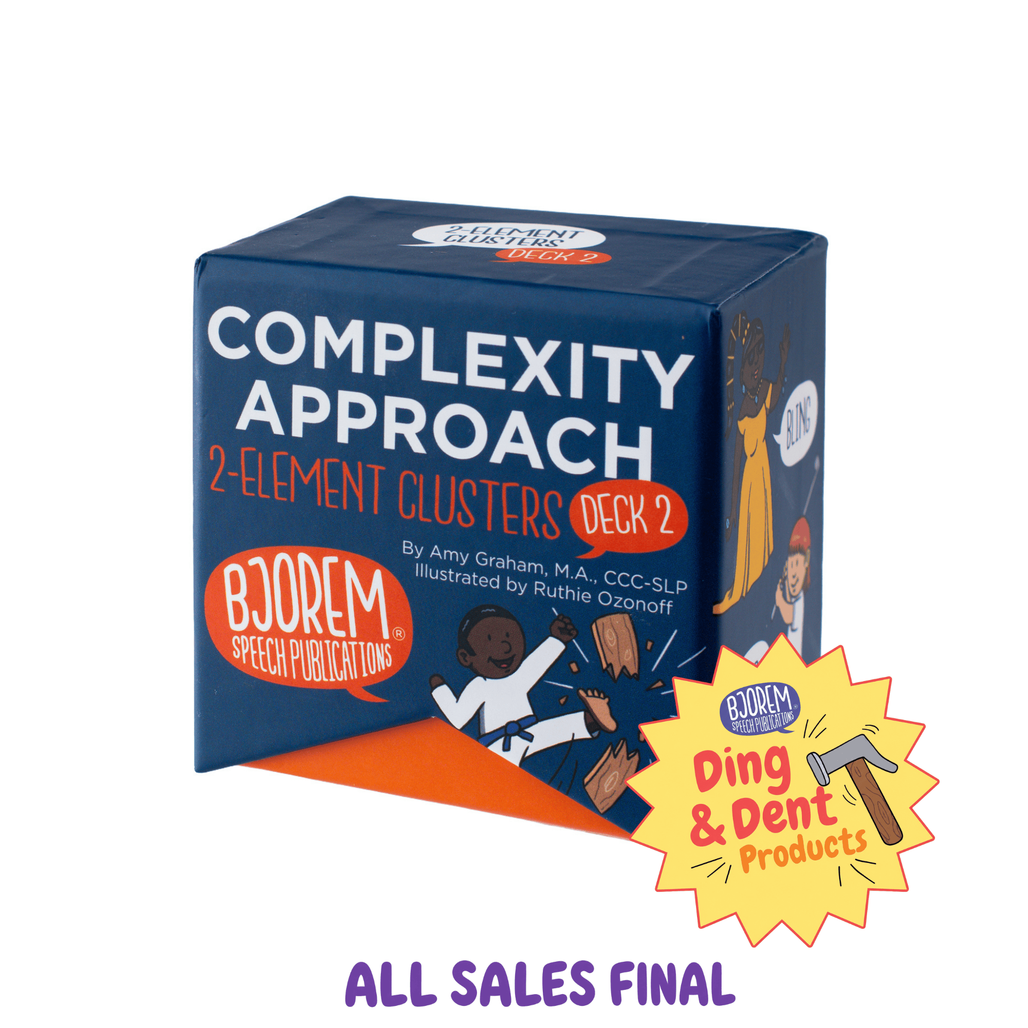 DING AND DENT: 2-Element Clusters for the Complexity Approach Deck 2 Bjorem Speech 2-Element Clusters Complexity Approach Deck Amy Graham Best Speech Language Therapy Tools