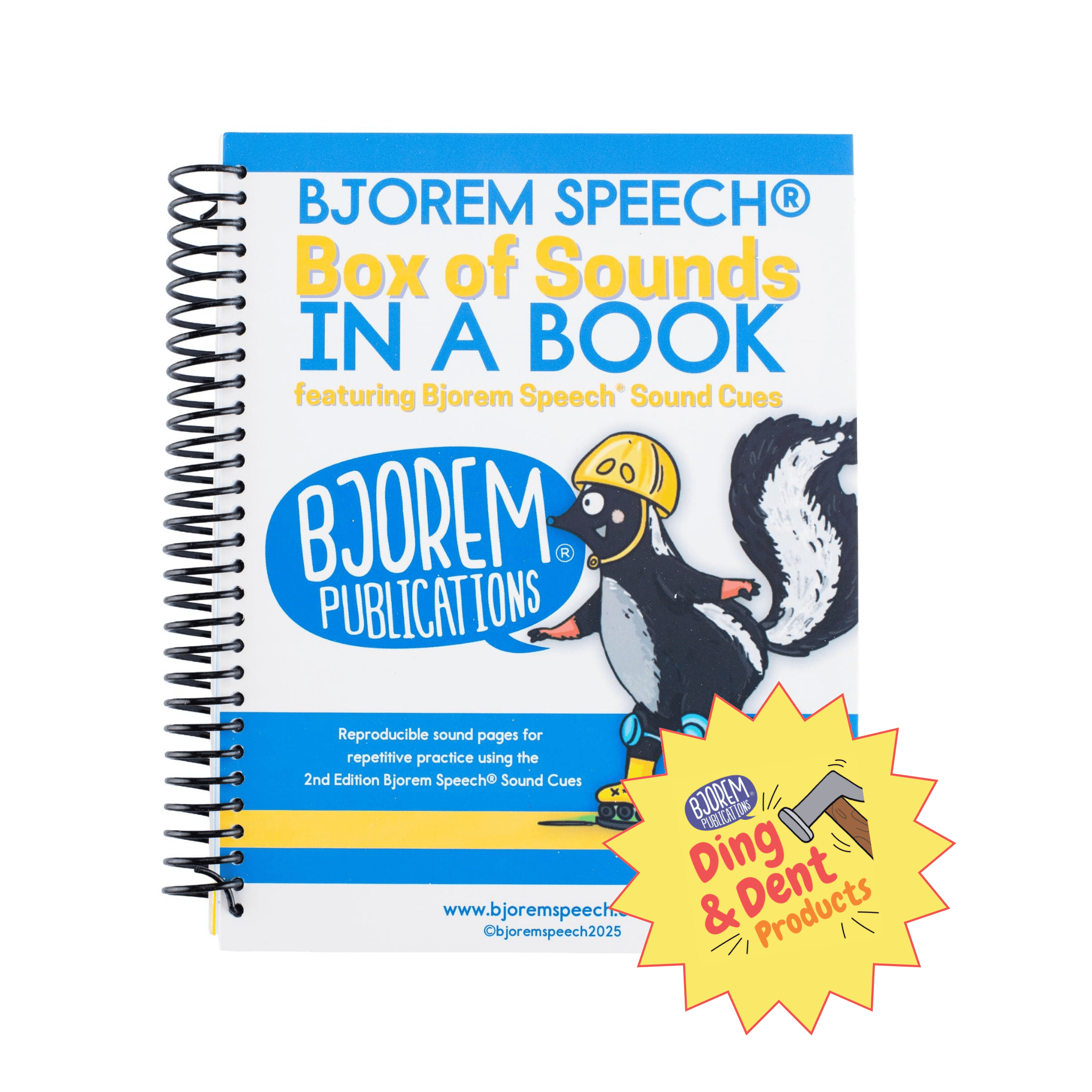 DING AND DENT: Bjorem Speech® Box of Sounds in a Book – Reproducible Speech Therapy Workbook for CAS & Articulation Lesson Planning Sheets: Box of Sounds in a Book Best Speech Language Therapy Tools