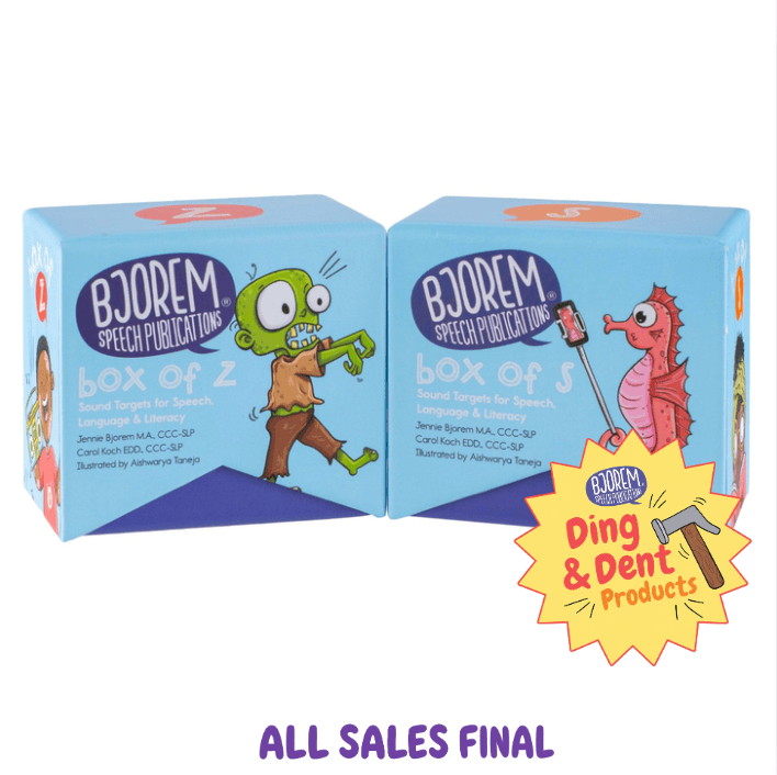 DING AND DENT: Box of S and Z Bundle Sound Cue Cards Bundle Box of S and Z Sound Cue Cards for Learning Best Speech Language Therapy Tools