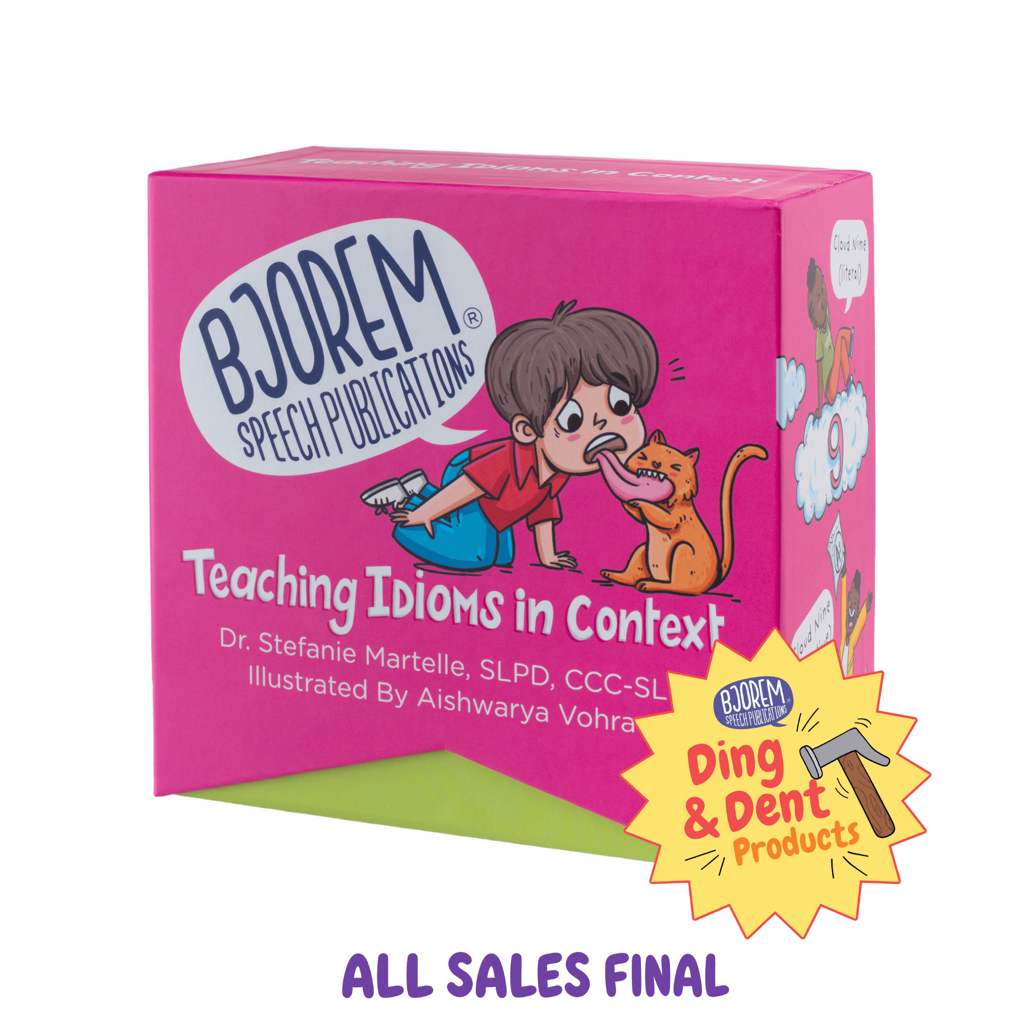 DING AND DENT: Idioms Context Expressions Deck for Teaching Comprehension Best Speech Language Therapy Tools