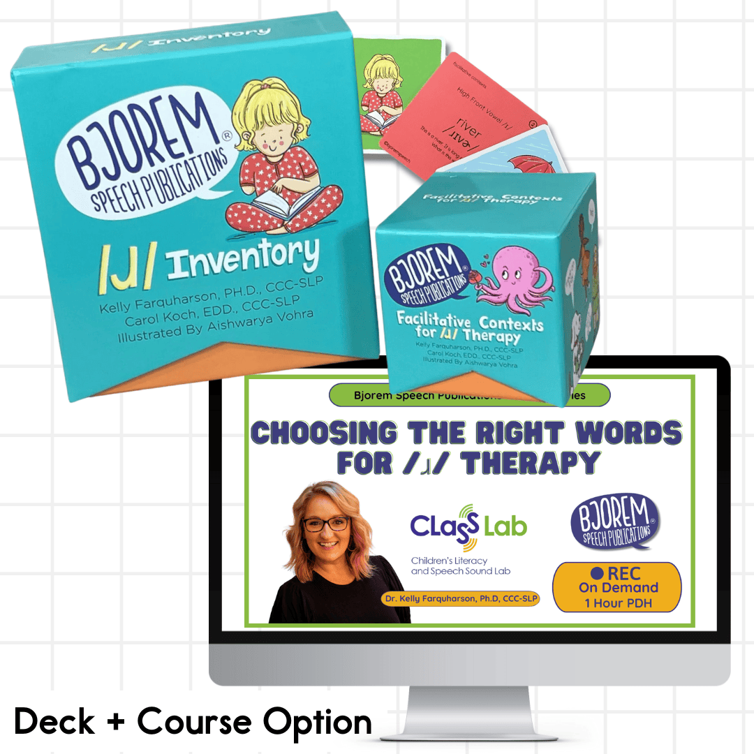 Facilitative Contexts /ɹ/ Inventory & Therapy Bundle Inventory & Facilitative Contexts Therapy Bundle Best Speech Language Therapy Tools