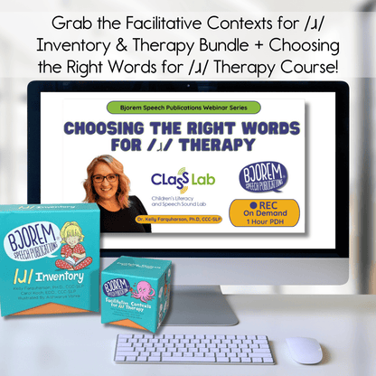 Facilitative Contexts /ɹ/ Inventory & Therapy Bundle Inventory & Facilitative Contexts Therapy Bundle Best Speech Language Therapy Tools