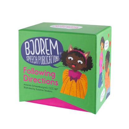 Following Directions Directions Visual Cues Deck for Following Directions Best Speech Language Therapy Tools