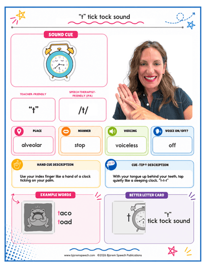 From Stuck to Speaking: Teaching Consonant Sounds Using the Bjorem Speech Sound Cues From Stuck to Speaking: Teaching Consonant Sounds Using the Bjorem Speech Sound Cues Best Speech Language Therapy Tools
