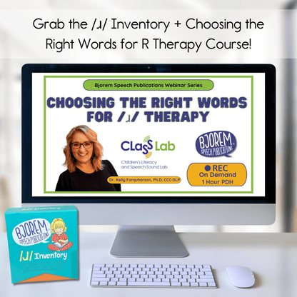 /ɹ/ Inventory Inventory of Rhotic and Non-Rhotic Phrases Best Speech Language Therapy Tools