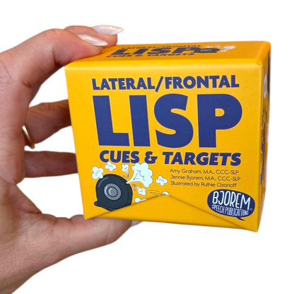 Lateral/Frontal Lisp Cues & Targets Bjorem Speech Sound Cues Lateralization | Speech Therapy Tools Best Speech Language Therapy Tools