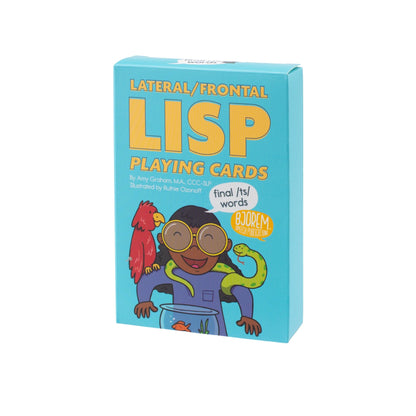 Lateral/Frontal Lisp Playing Cards Playing Cards for Lateral and Frontal Lisp Therapy Best Speech Language Therapy Tools