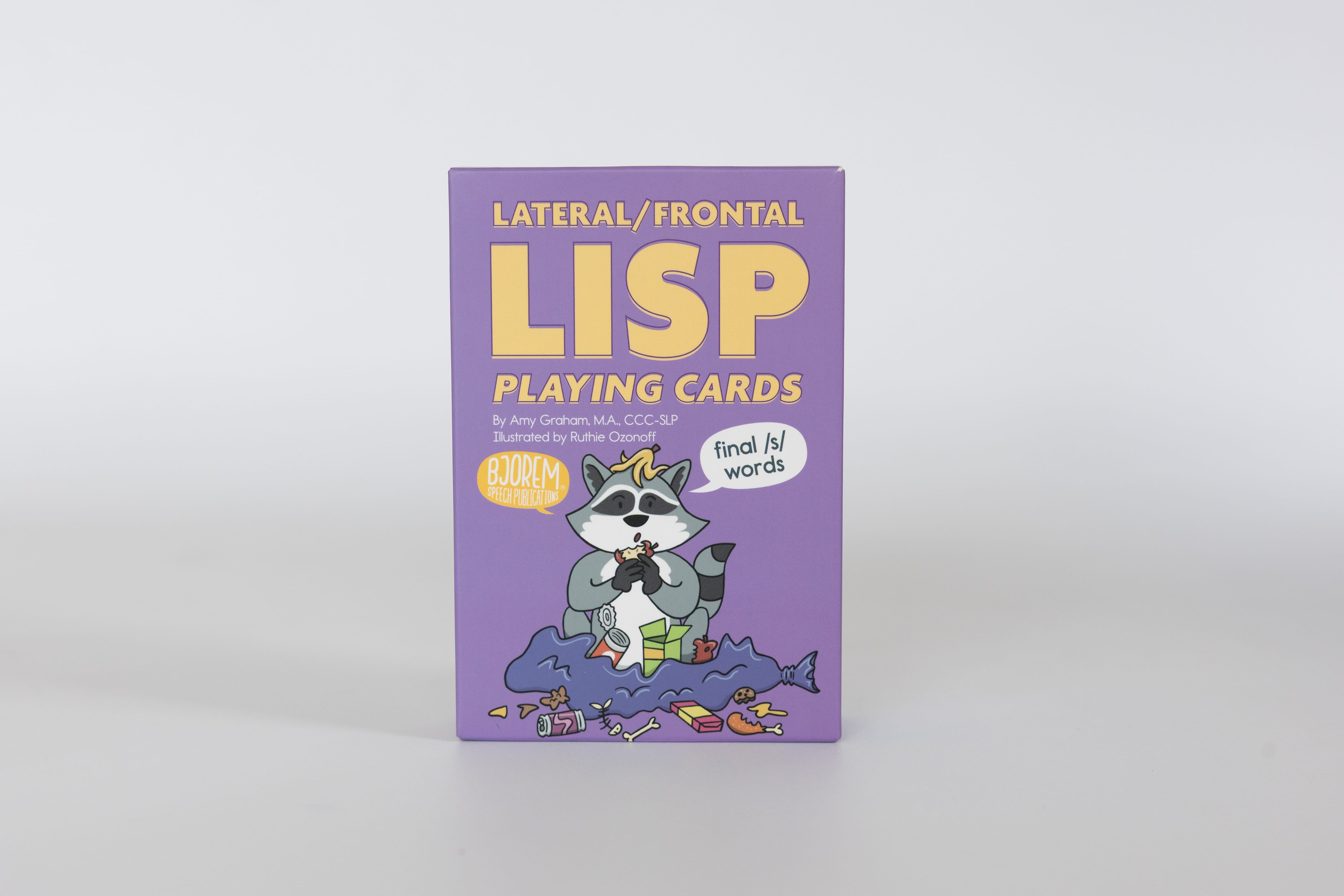 Lateral/Frontal Lisp Playing Cards — Final /s/ Words Lateral/Frontal Lisp Playing Cards — Final /s/ Words Best Speech Language Therapy Tools