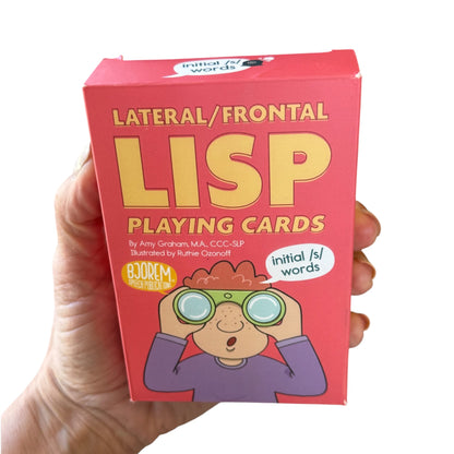 Lateral/Frontal Lisp Playing Cards - Initial /s/ Playing Cards Lateral/Frontal Lisp Playing Cards - Initial /s/ Playing Cards Best Speech Language Therapy Tools