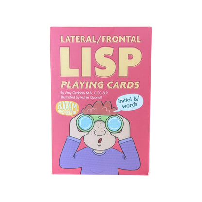 Lateral/Frontal Lisp Playing Cards - Initial /s/ Playing Cards Lateral/Frontal Lisp Playing Cards - Initial /s/ Playing Cards Best Speech Language Therapy Tools