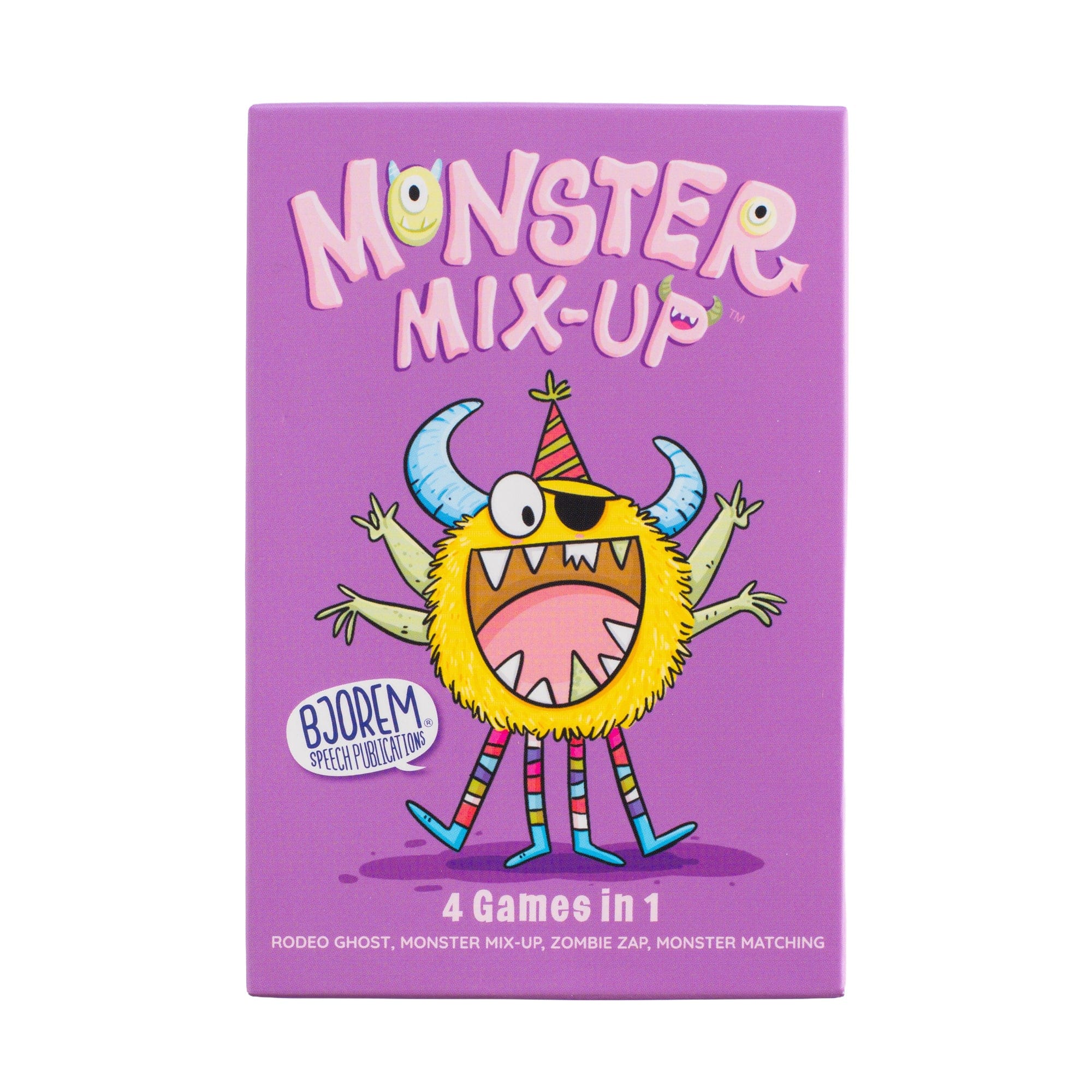Monster Mix-Up® Card Game - 4 Games in 1 Bjorem Speech Monster Mix-Up Card Game – 4 Games in 1 Best Speech Language Therapy Tools