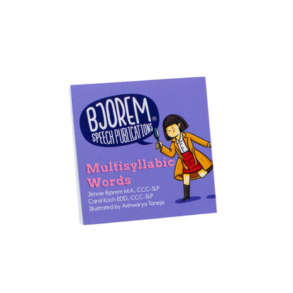 Multisyllabic Words Multisyllabic Words Deck for Speech Therapy Best Speech Language Therapy Tools